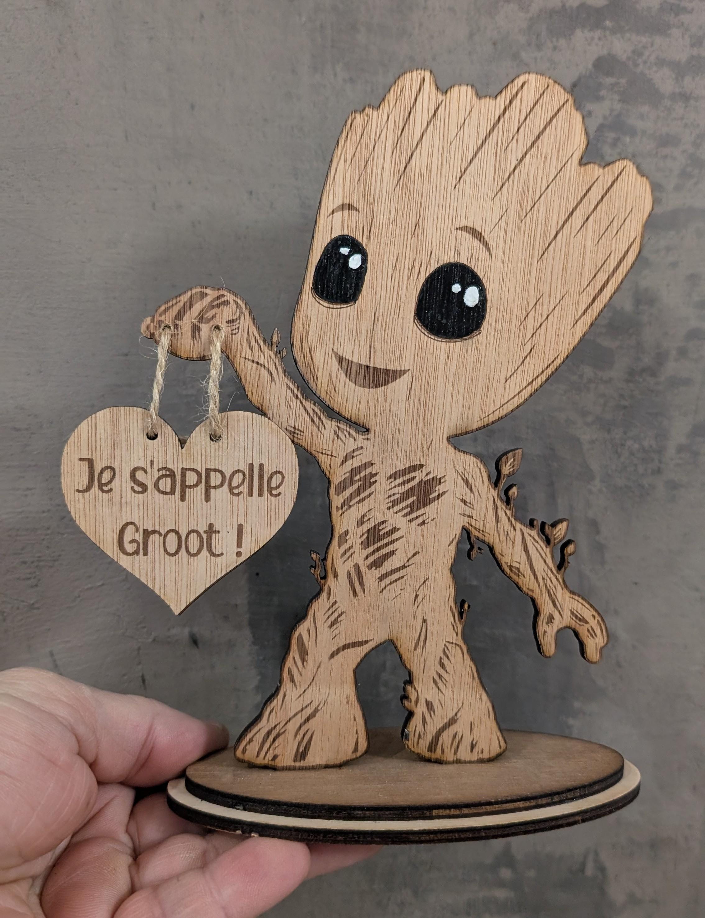 Tabla De Cortar De Madera Dura De Marvel, Con Frase 'I Was Groot', Inspirada En Guardians Of The Galaxy, Regalo Ideal