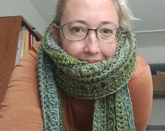 Green Sparkle Super Scarf