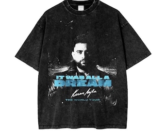 KARAN AUJLA Foi tudo um sonho | Camiseta grande com lavagem ácida