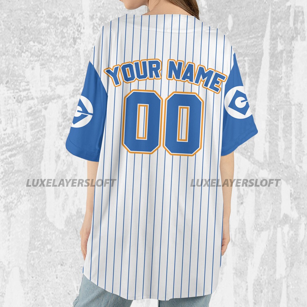 Personalize Minions Cute Kungfu Funny, Custom Minions Baseball Jersey Shirt