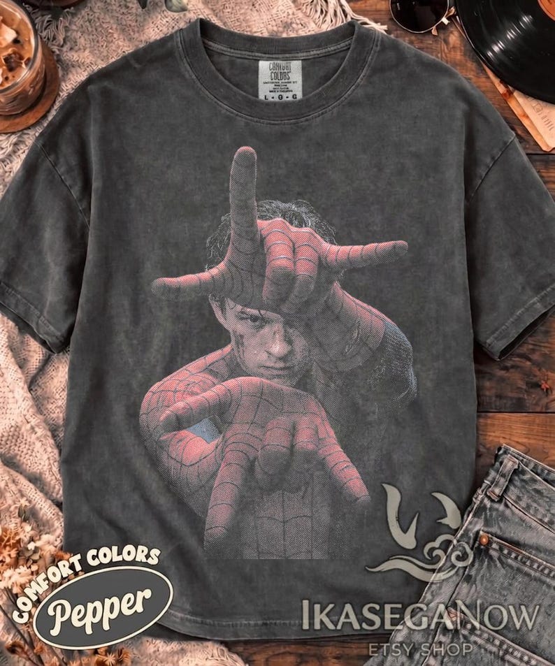 Spider Man Brand New Day Comfort Colors Shirt, Retro Spiderman Graphic Sweatshirt, Superhero Comic Book Unisex T-Shirt,Tom Holland Fan Gift image 1