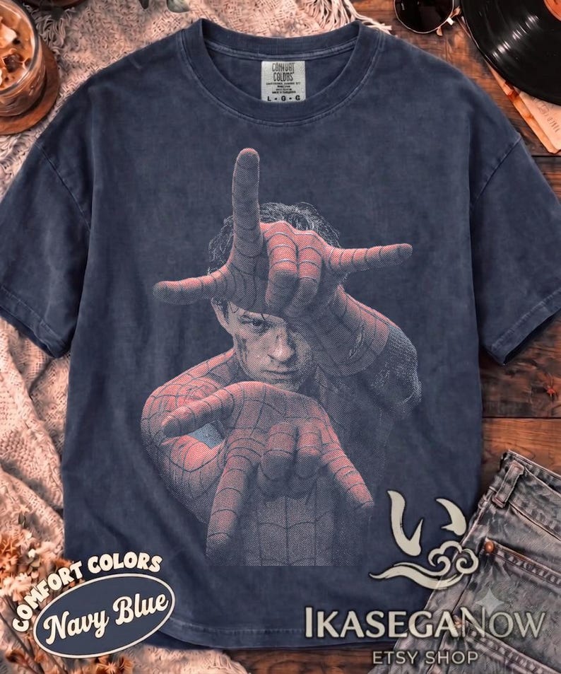 Spider Man Brand New Day Comfort Colors Shirt, Retro Spiderman Graphic Sweatshirt, Superhero Comic Book Unisex T-Shirt,Tom Holland Fan Gift image 2