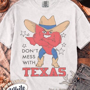 T-shirt vintage « Ne touchez pas au Texas » aux couleurs confortables, sweat-shirt Buff Texas State, t-shirt graphique humoristique, cadeau fierté texane