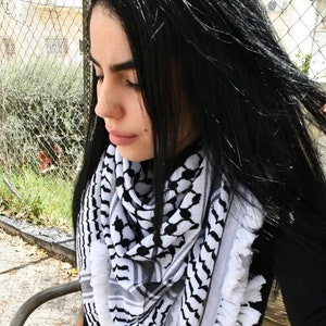 Hirbawi Kuffiya Kuffeyeh Palestine Kuffiyeh Kufiya image 1