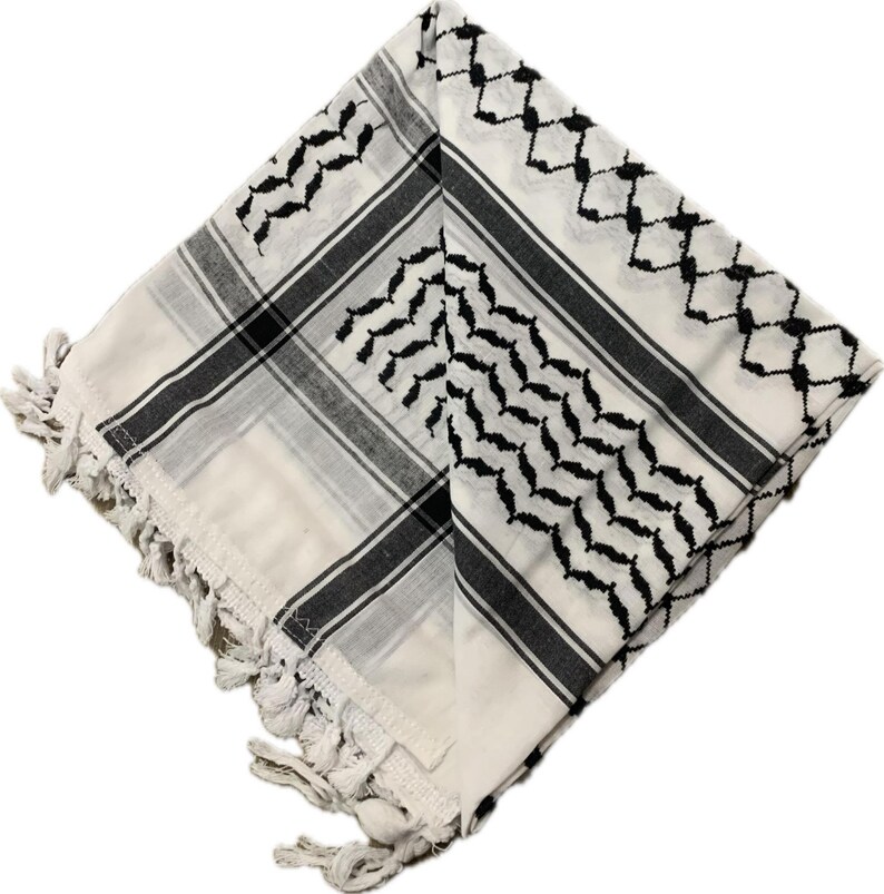 Hirbawi Kuffiya Kuffeyeh Palestine Kuffiyeh Kufiya Traditional -Tassels