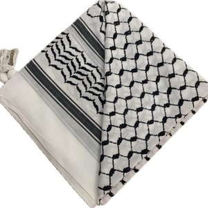 Hirbawi Kuffiya Kuffeyeh Palestine Kuffiyeh Kufiya Traditional-NoTassel