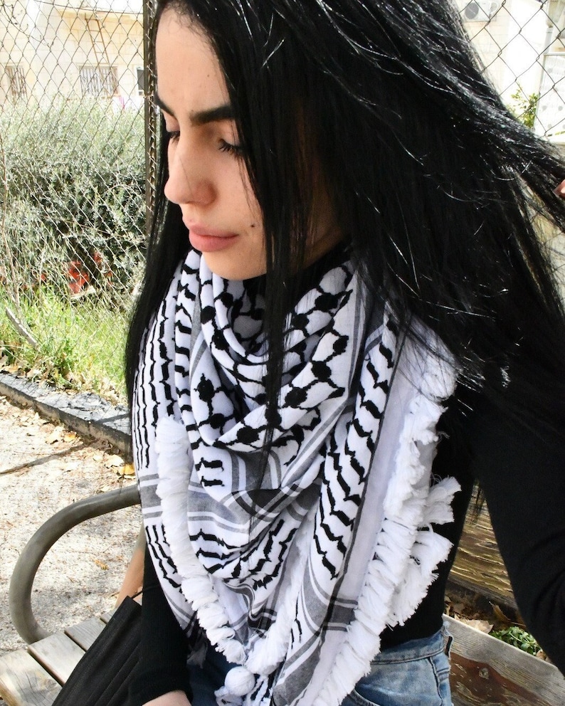 Hirbawi Kuffiya Kuffeyeh Palestine Kuffiyeh Kufiya image 1