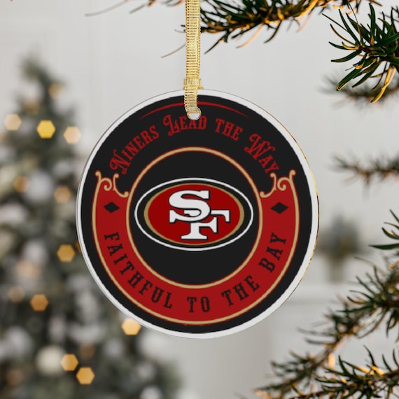 49ers Christmas Ornament - Acrylic