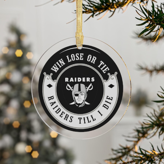 Raiders Christmas Ornament