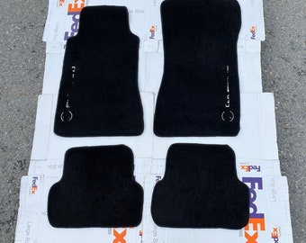 For Mercedes-Benz W209 Clk55 Clk63 Amg Floor mats carpet Black Clkamg Letter 2003-2009