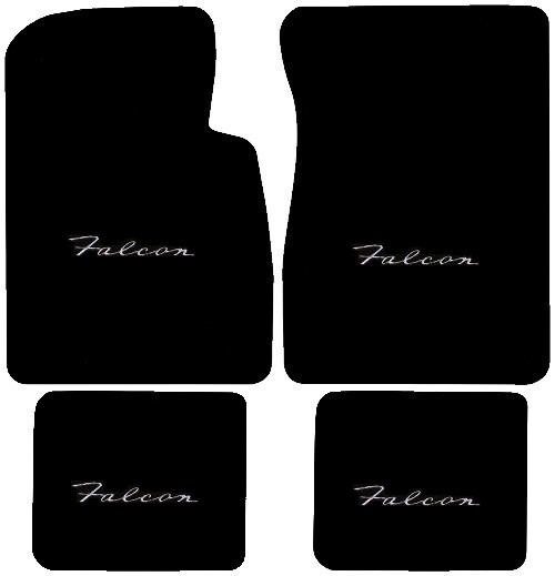 For Ford Falcon 2 and 4 Dr. Floor Mats Carpet Set Of4 19601970