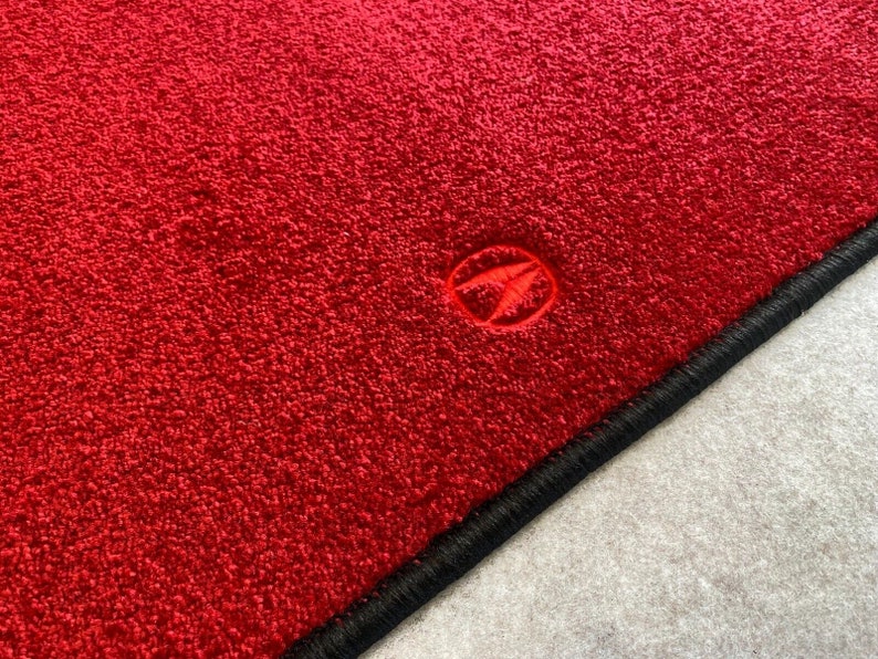 For Acura Integra GSR Dc2 Coupe Red Black Edge Floor Mat Mats Carpet
