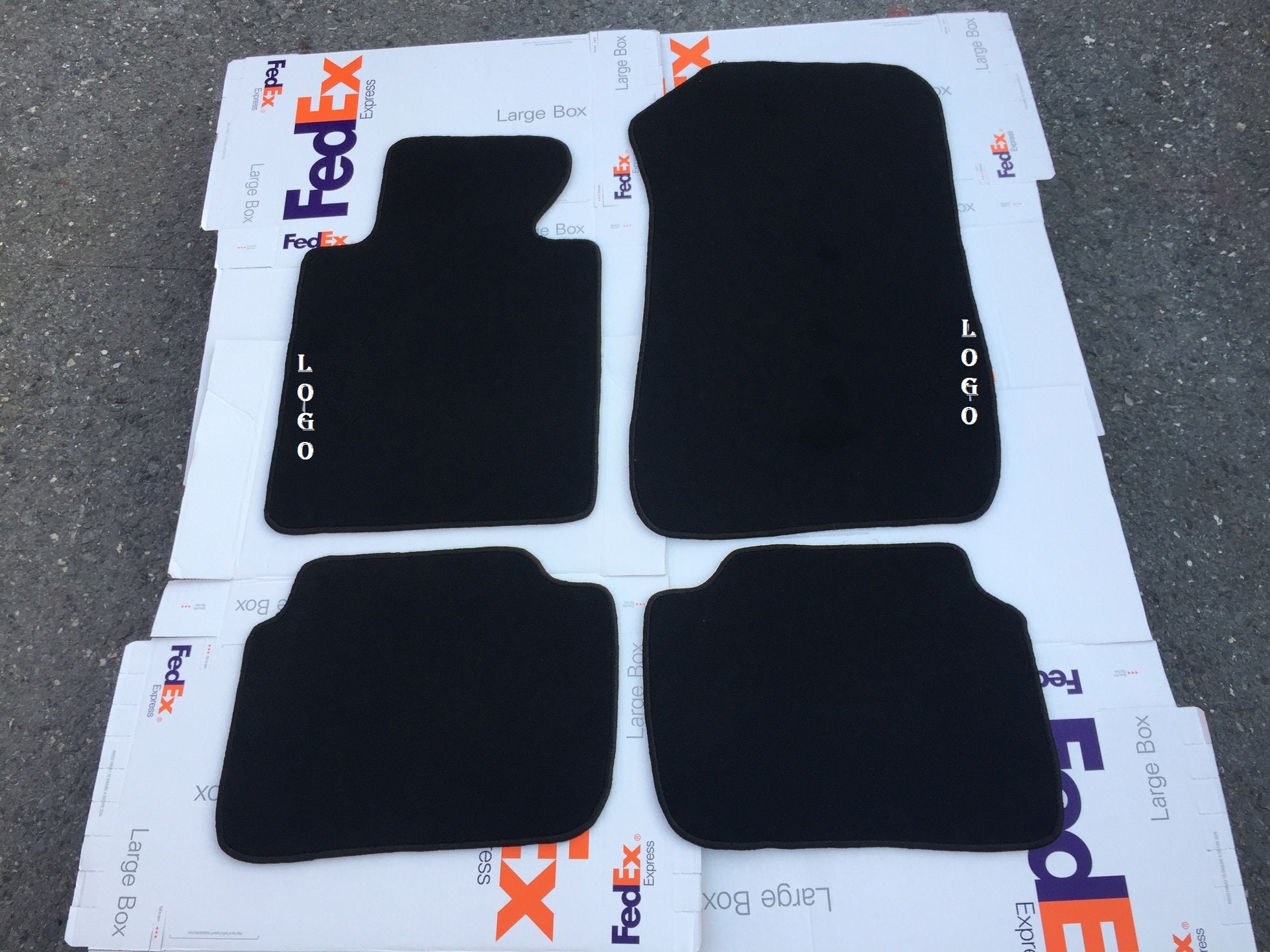 For BMW E46 M Performance Floor Mats Carpet Black Fits Only Coupe Sedan