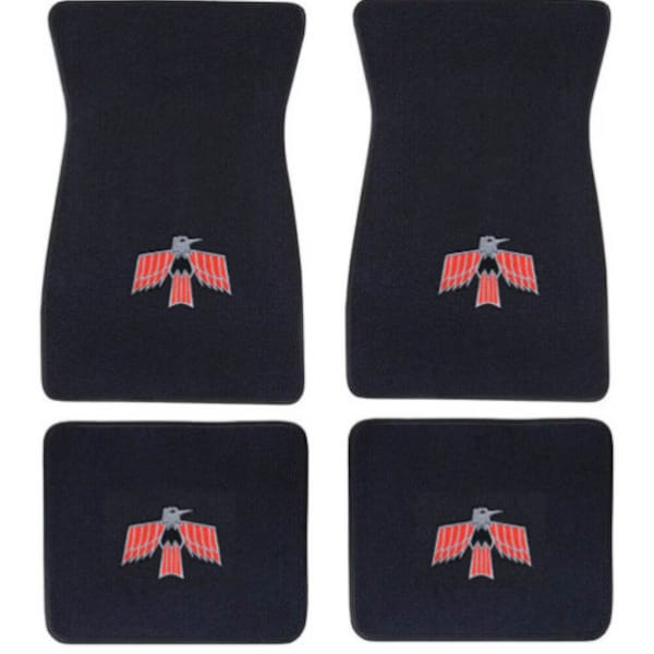 For Pontiac Firebird floor mat carpet black set of4 1967-73