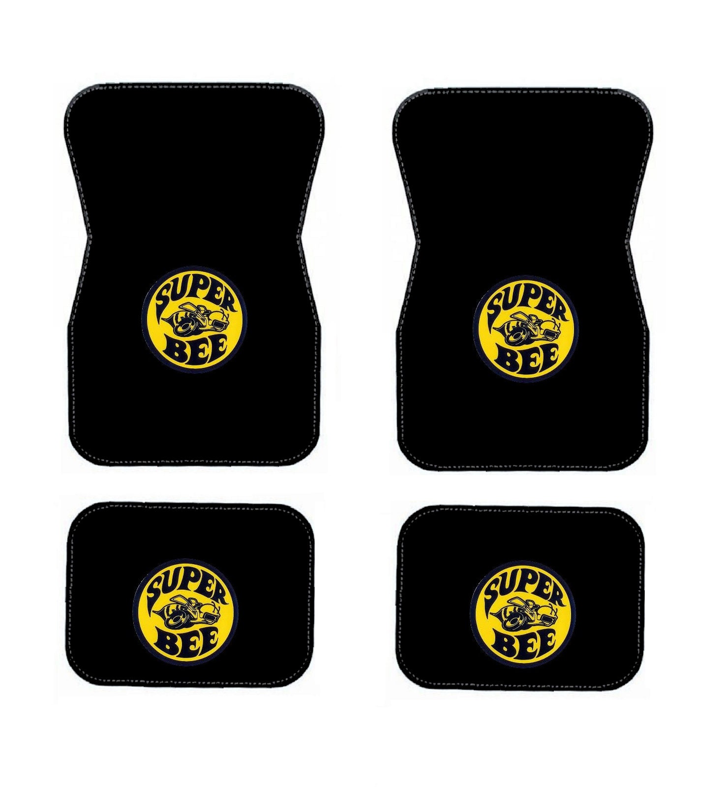 For Dodge Super Bee Velour Floor Mat Mats Carpet Set Of4 1968