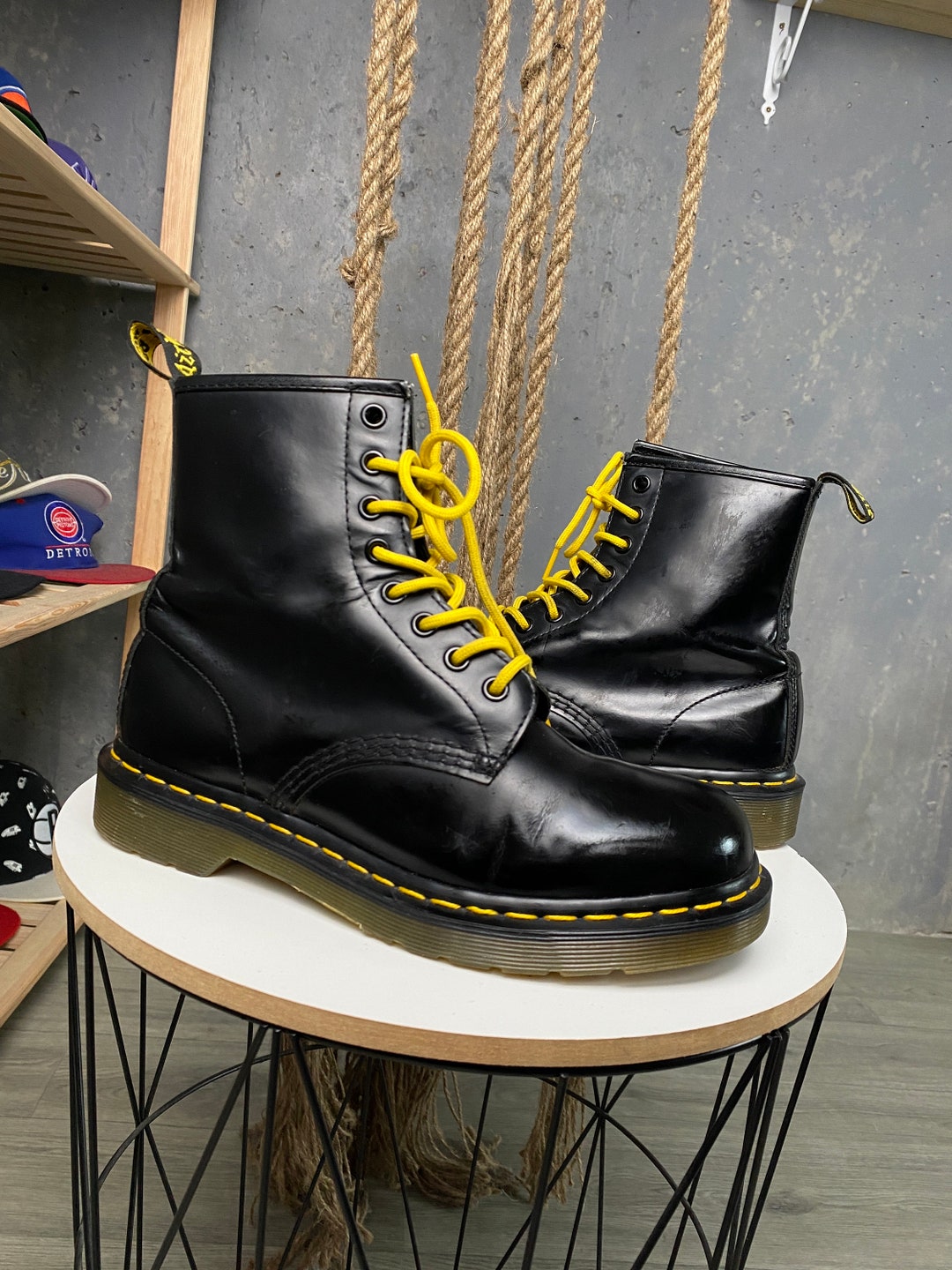 Dr. Martens 1460 11822 Black High Womens Boots Size US 8 UK 5 EU 38 - Etsy