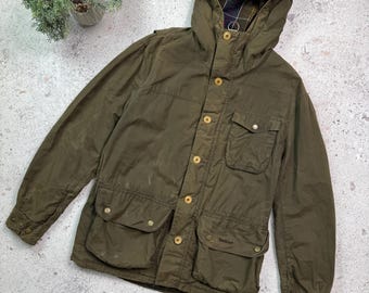 Barbour Stratus Waterproof Breathable Jacket Size S Hooded Mens Etsy