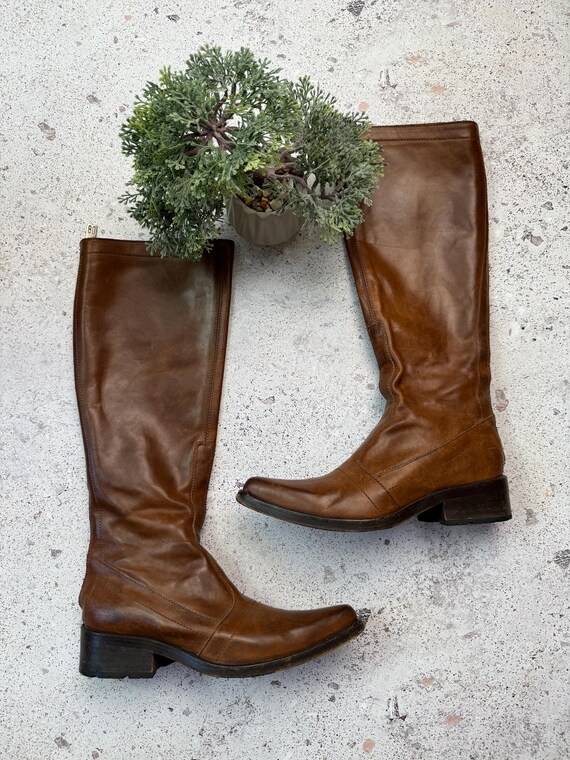 DIRK BIKKEMBERGS STEEL HEEL BOOTS Y2K