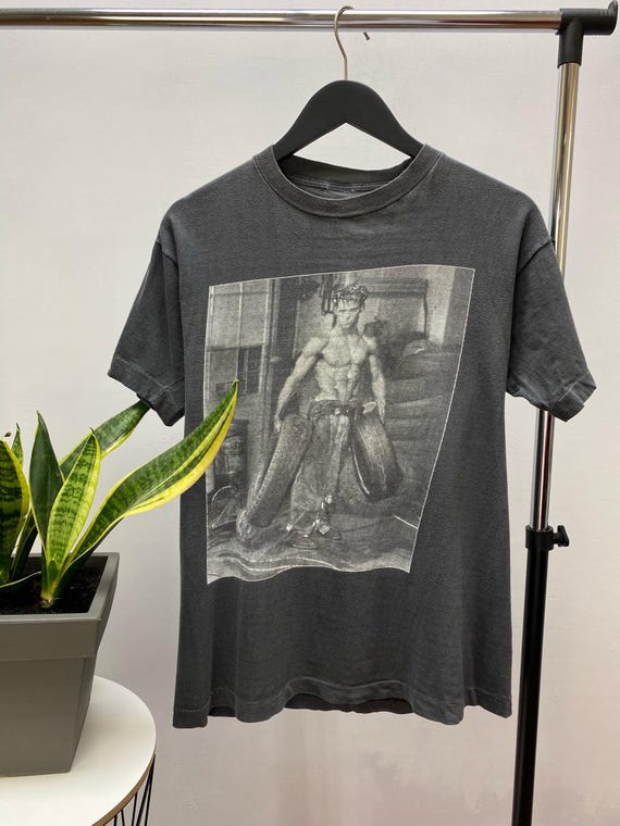 トップス 90s Herb Ritts T-Shirt Fred With Tires L 90s Herb Ritts 