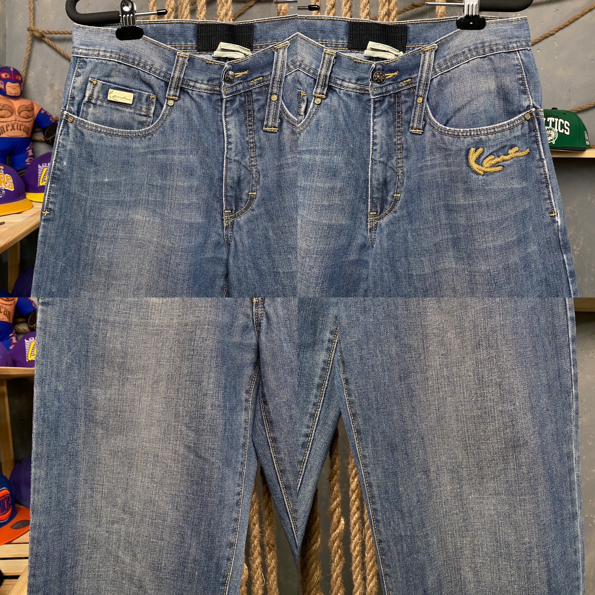 Vintage Karl Kani Rap Hiphop Jeans Baggy Men Blue Size 32 Vintage Karl Kani Rap Hiphop Jeans Baggy Men Blue Size 32
