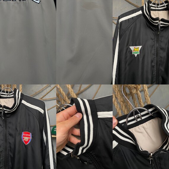 Vintage Arsenal Soccer Jacket Reversible Logo Size XL Men Football Etsy Denmark