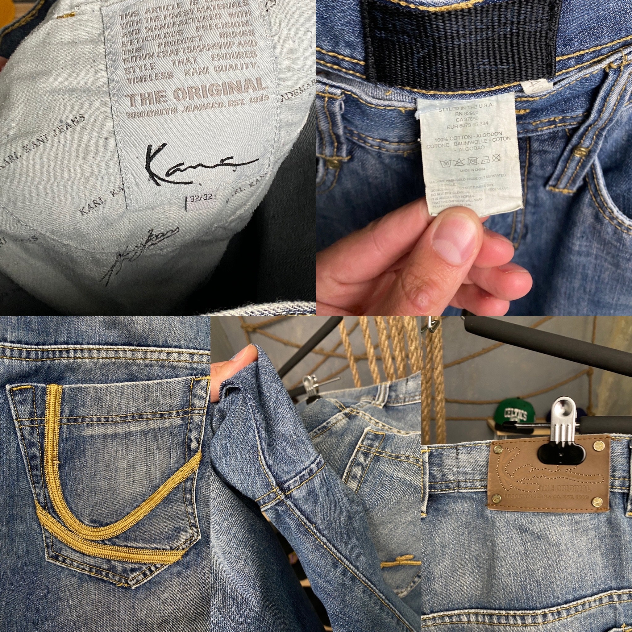 Vintage Karl Kani Rap Hiphop Jeans Baggy Men Blue Size 32 Vintage Karl Kani Rap Hiphop Jeans Baggy Men Blue Size 32