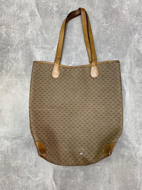 Vintage gucci shopper tote hotsell