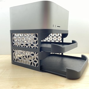 Mac Studio mount Modern Stand Mac Mini base Minimalist apple gadget enthusiast must have best docking station desk organizer for apple lover