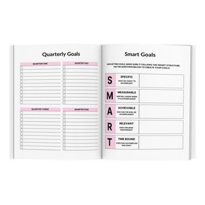 Printable Goal Planning Workbook, Goal Planner Template Bundle Goal ...