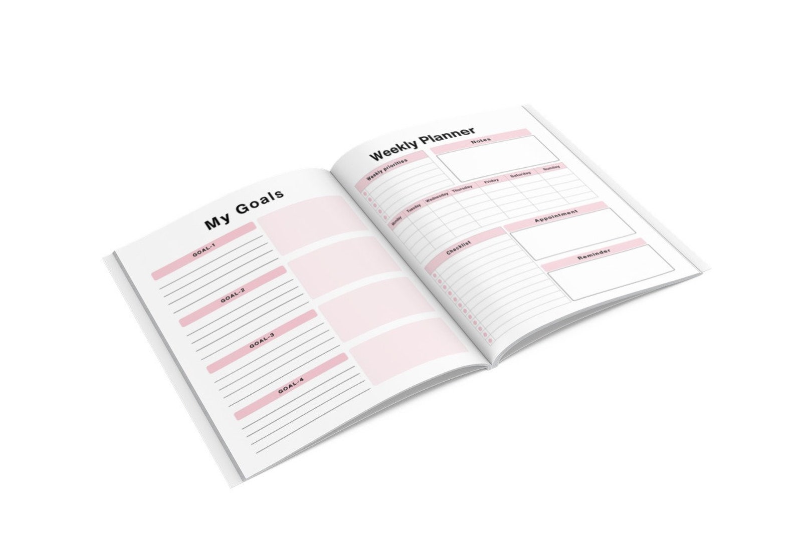 Printable Work and Office Planner, Office Work Planner and Organizer ...