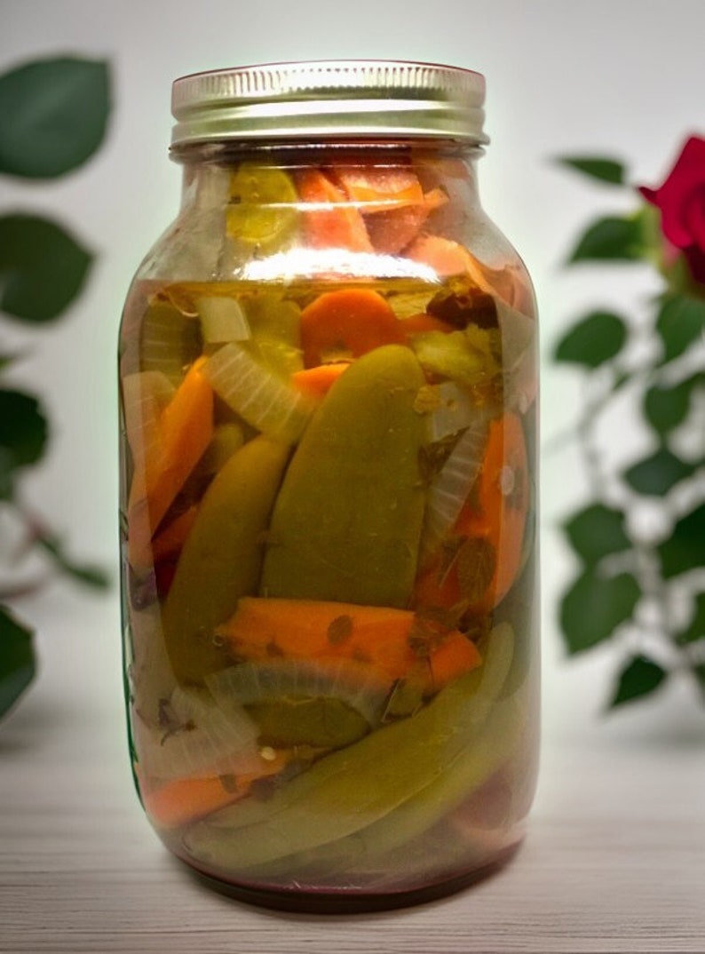Pickled Jalapeños & Carrots. 32 Oz Etsy