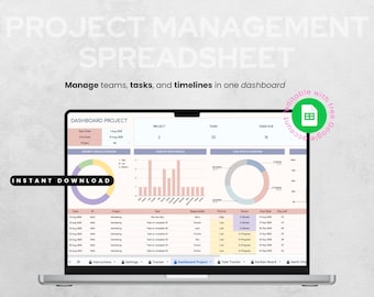 Project Management Spreadsheet Template for Google Sheets