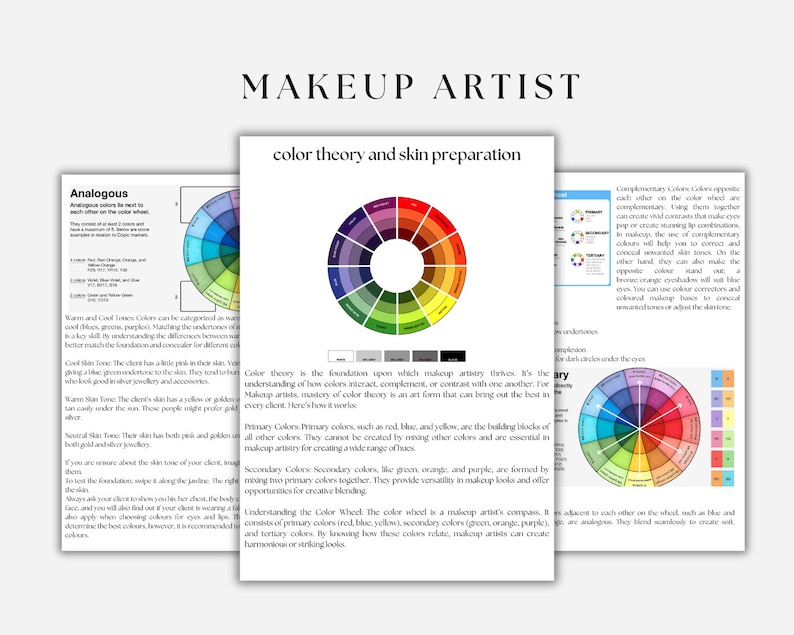 Editable Colour Theory & Skin Preparation for Foundation | Makeup ...