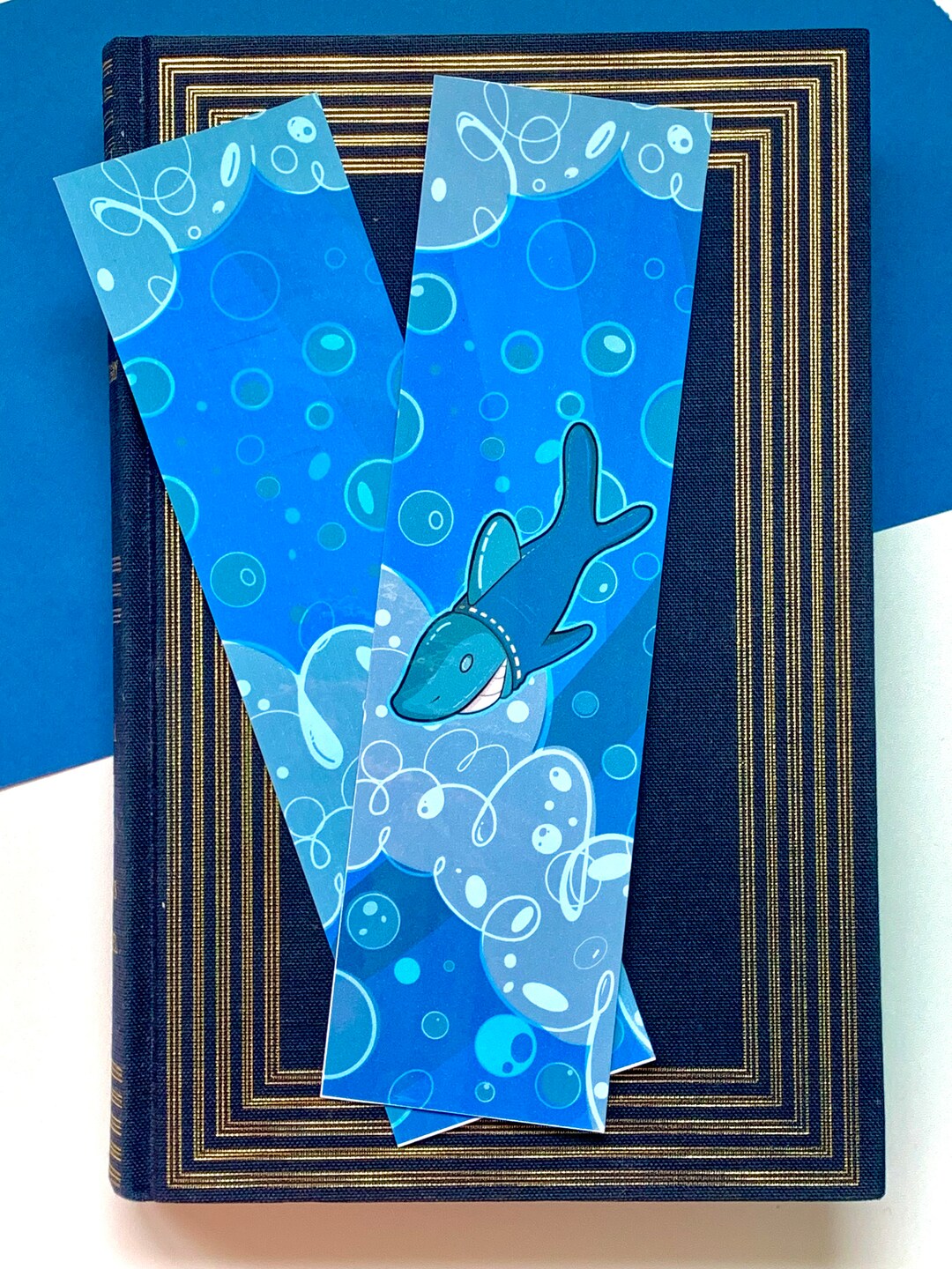 Shark Bookmark / Laminated and Handmade Bookmark / Gift - Etsy