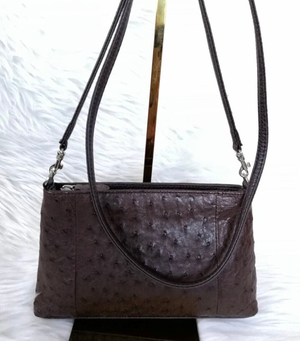 Genuine ostrich handbags deals