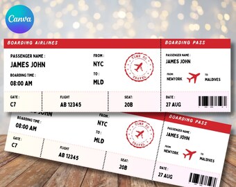 Modern Boarding Pass Airlines Ticket - Il 340x270.6085792172 Ks7l