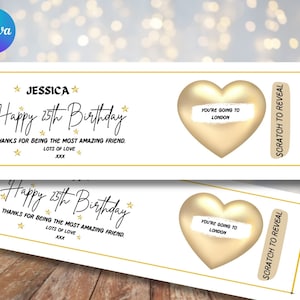 Regalo a sorpresa personalizzato per gratta e vinci di compleanno/compleanno/sorpresa speciale/regalo di anniversario/voucher di San Valentino