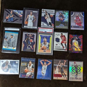 Anthony Davis 15-kortslott... med rookies, PSA 10, märke, nummer