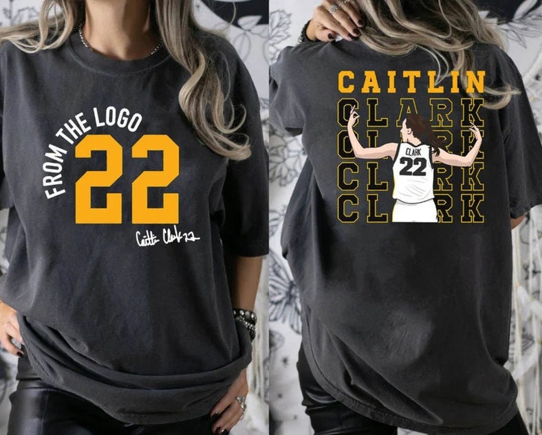 Vintage From The Logo 22 Caitlin Clark Shirt, Caitlin Clark Basketball Shirt