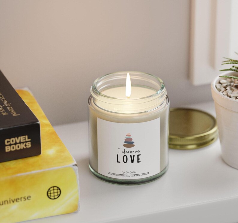 Inspirational, Candle, Therapy, Positive Quotes, Mental Health Gift