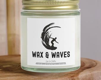 Candela Sand N Surf 24 Oz - Crema, Brucia 80 Ore (Vaso) - Foto 2