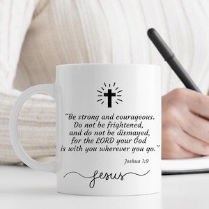 Bible verse coffee mug, religious coffee mug, religious gift, Christian gift, Christian Mug, faith gift, Jesus mug, God mug, mug gifts,