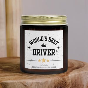 Melhor do mundo, motorista, vela, presente de profissão, presente para ele, presente para ela, melhor motorista, vela engraçada, presente de vela, presente de carteira de motorista,