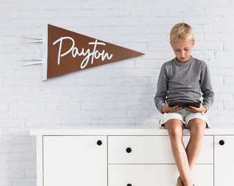 Bandera personalizada, pancarta, banderín con nombre, bebé personalizado, banderín personalizado, bandera de fieltro, letrero para habitación infantil, letrero con nombre, letrero con apellido, letrero con nombre de bebé