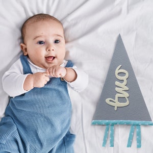 Baby milestone cards, Baby monthly milestone marker, Personalized pennant, Monthly milestones baby boy, Milistone pennant, Millistone card image 2