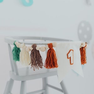 High Chair Garland, High chair banner, One high chair banner,  Birthday high chair banner, Party decorations, 1st birthday, 1st birthday boy