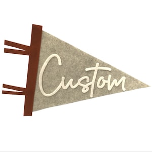 Posizione personalizzata, Gagliardetto personalizzato, Bandiera personalizzata, Striscione personalizzato, Gagliardetto personalizzato, Cartello di laurea, Arte murale vintage, Ghirlanda di feltro