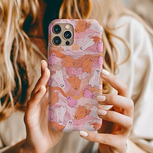Halloween Phone Case, Spooky Ghost Halloween Phone Case, Fall Phone Case, Fall Halloween Phone Case, Spooky Halloween Phone Case