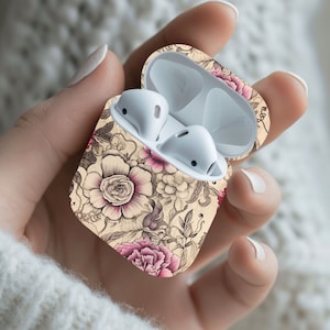 Boho Floral Airpod Case, Airpod Case, Cute Airpod Case, Airpod Pro Case, Airpods Case, Airpods, Airpods Pro 2 Case, Airpod Max Case