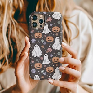 Halloween Phone Case, Spooky Ghost Halloween Phone Case, Fall Phone Case, Fall Halloween Phone Case, Spooky Halloween Phone Case